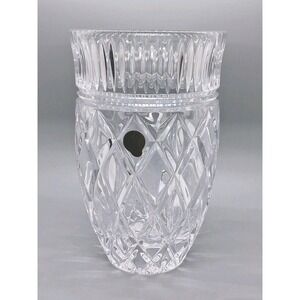 Waterford Crystal Eastbridge 8 inch 20 cm Heavy Vase tags sticker #40027693